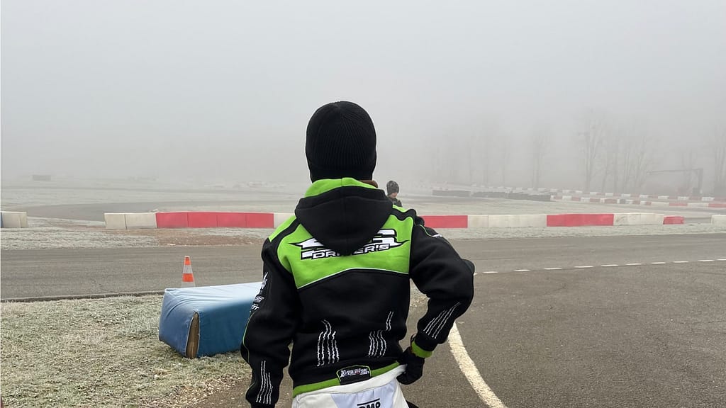 Jeune pilote karting suisse Elias EGGERT